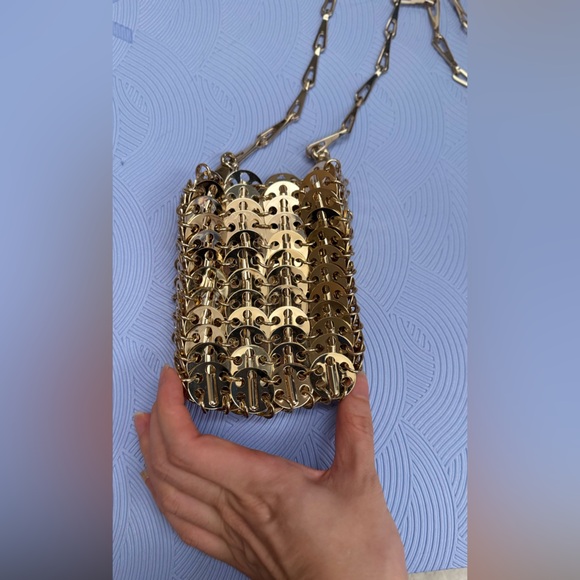 Paco Rabanne 1969 Mini Gold Bag - Picture 14 of 14